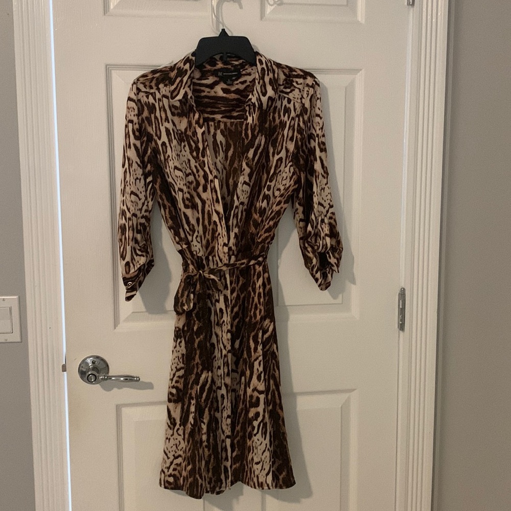 Animal print dress
